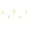 Northlight 10-Count LED Yellow and Green Pineapple Fairy Lights - Warm White